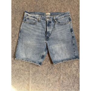 Signature by Levi Strauss & Co. Denim Shorts Men's Size 36 Blue Cotton Stretch‎